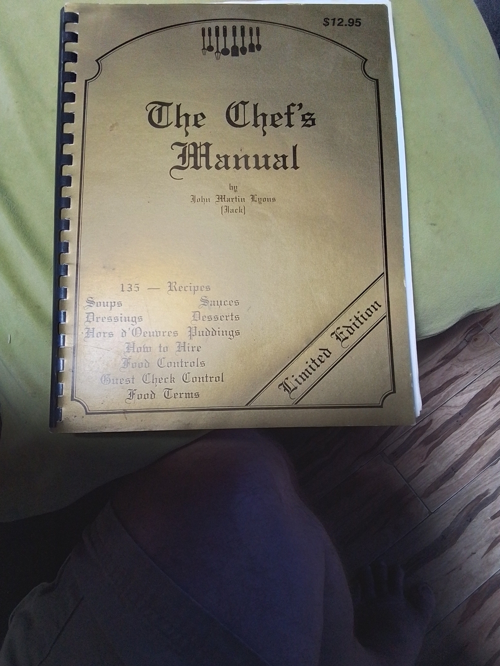 Cookbook Chefs Training Cookbook